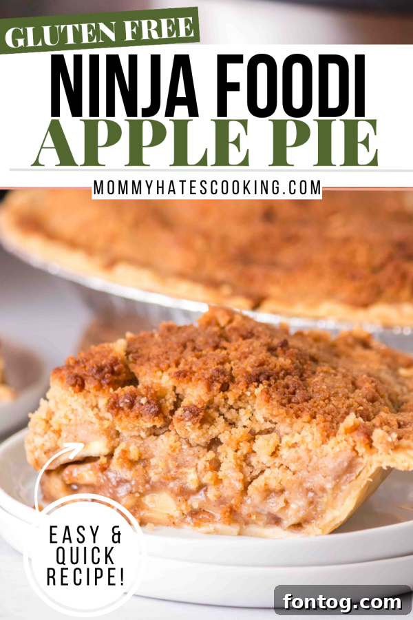 ninja foodi apple pie