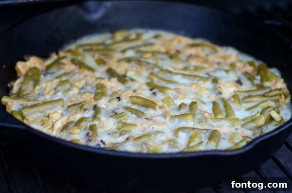 pellet grill green bean casserole gluten-free option
