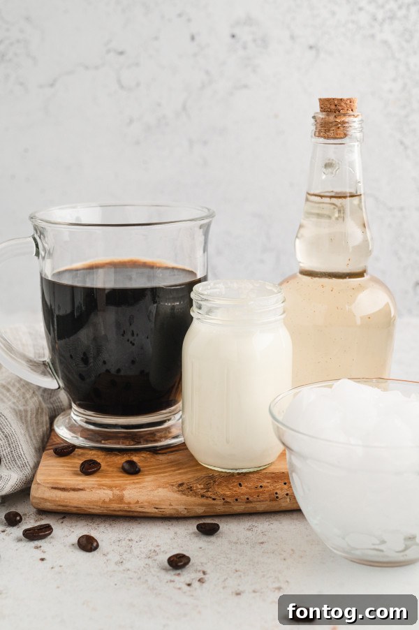 iced latte ingredients