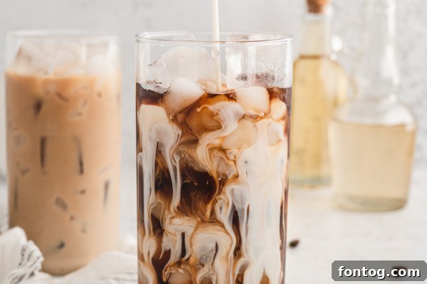 iced latte milk choices