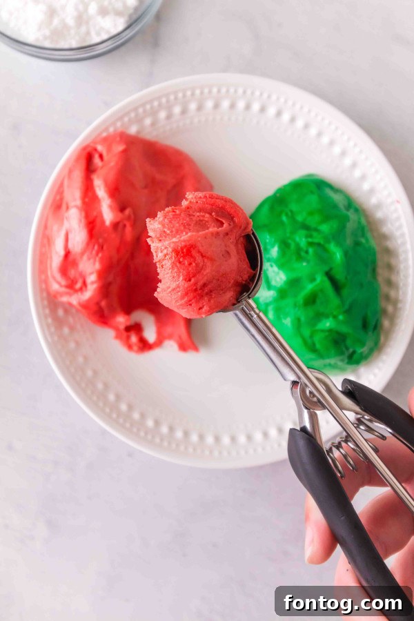 christmas crinkle cookies