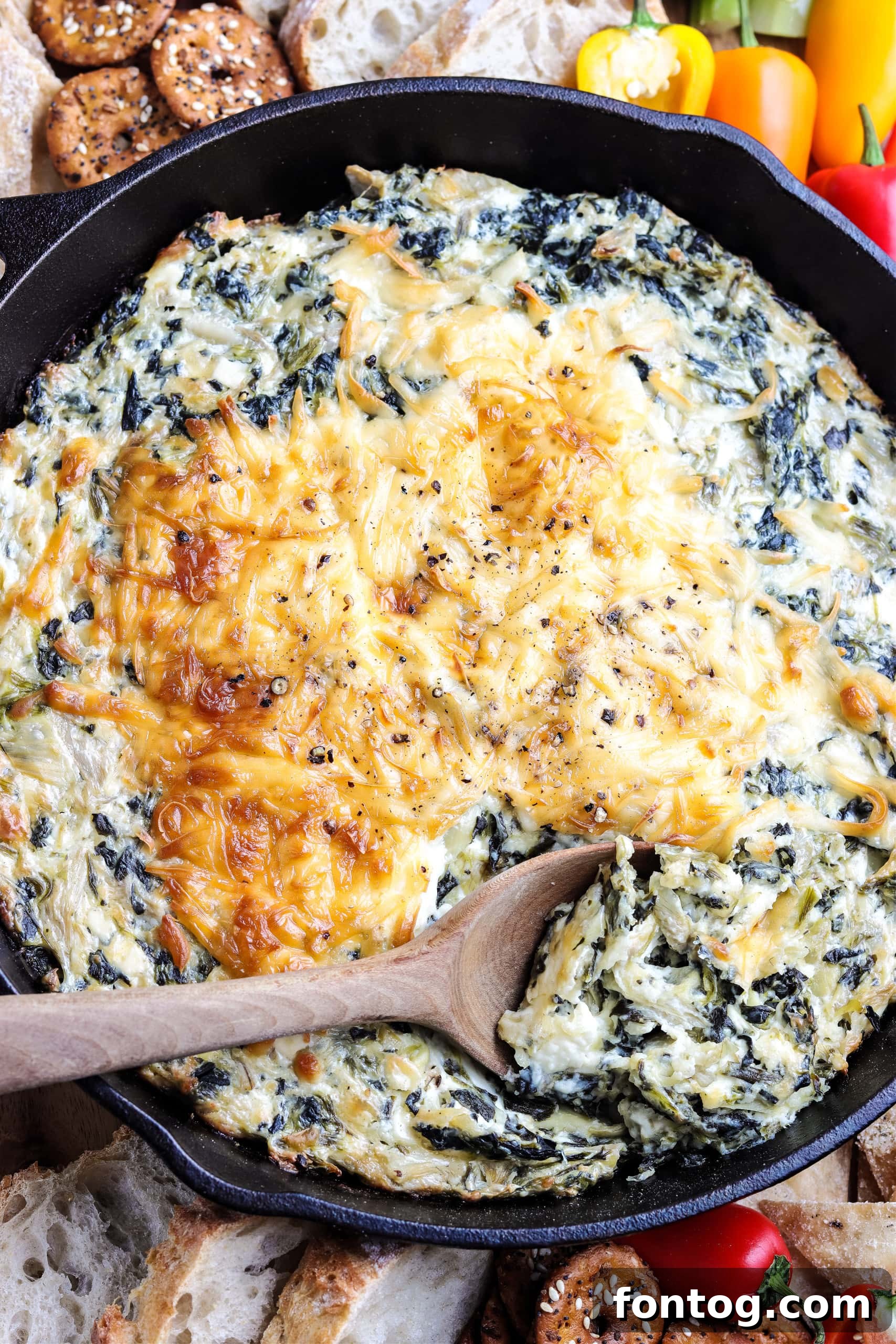 Smoked Spinach Artichoke Dip