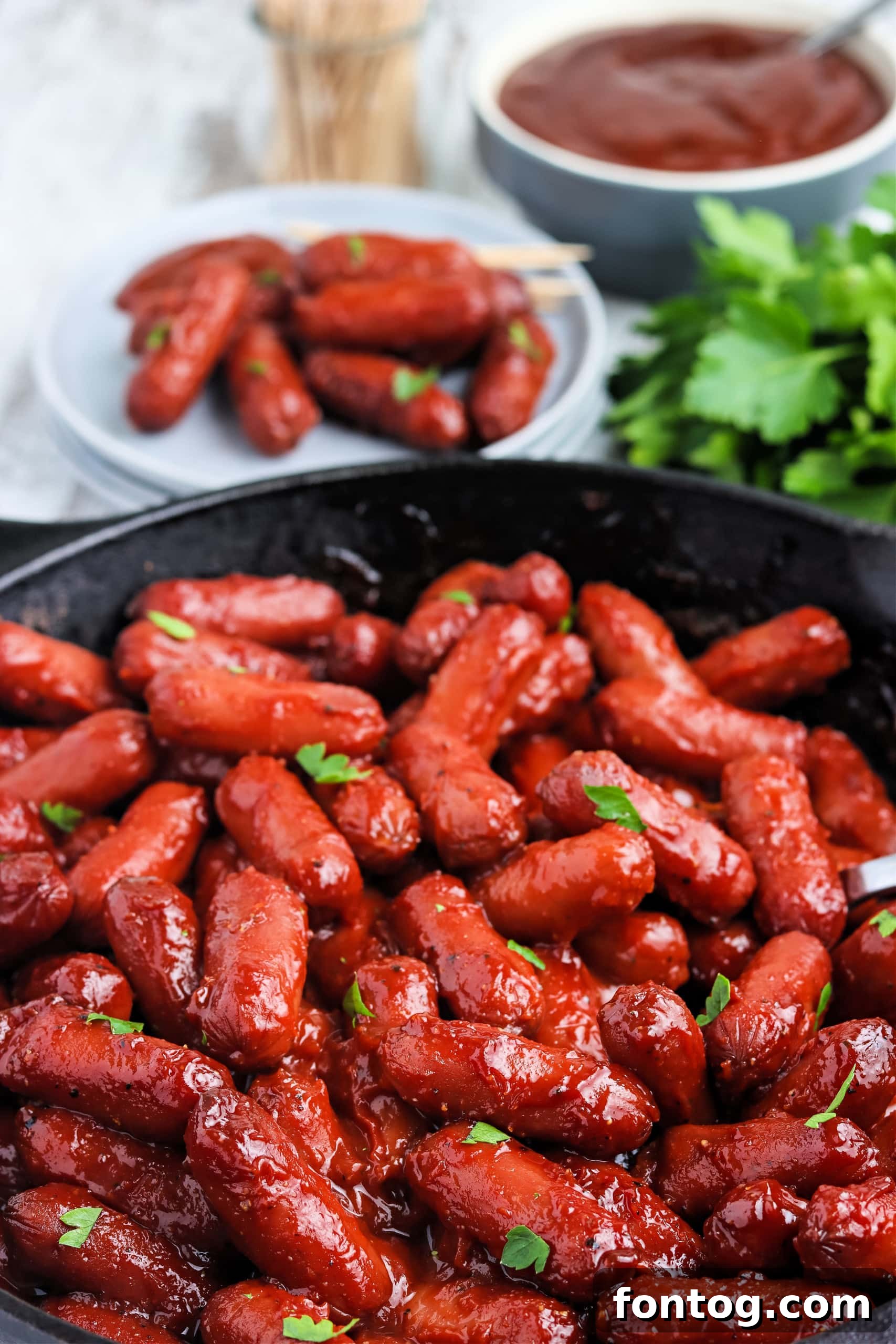 Pellet Grill Smoked Little Smokies