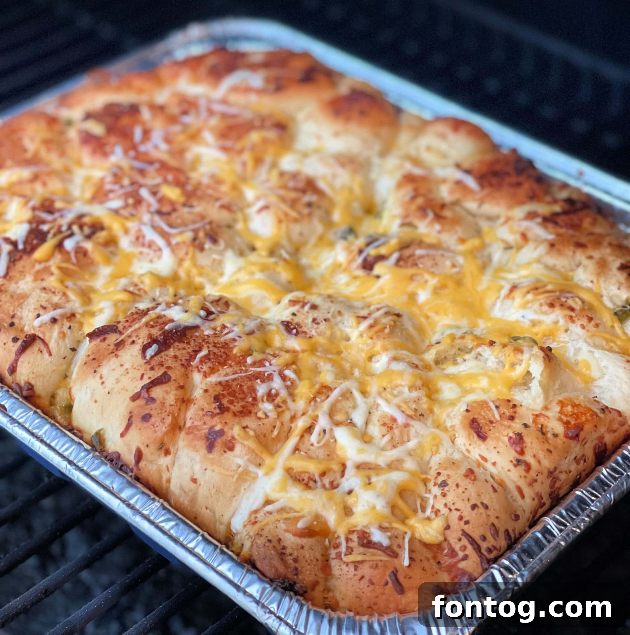 Smoked Cheesy Bread