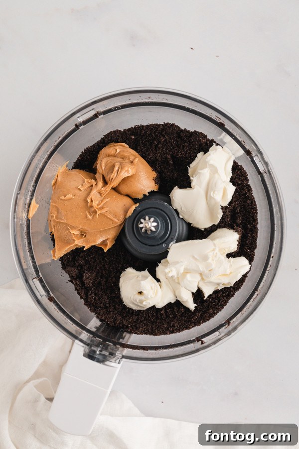 Truffle mixture chilling in a bowl in the refrigerator, ready for rolling.