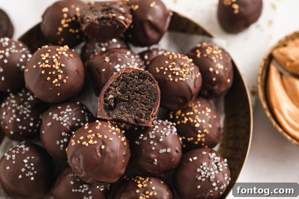 Various optional add-ins for truffles, including white chocolate, orange peels, and candy canes.