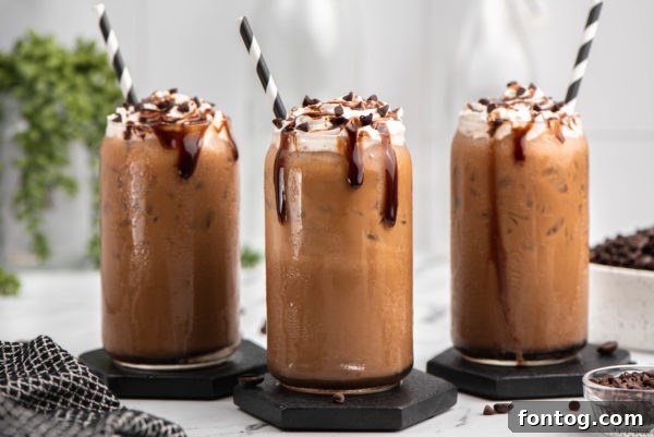 Quick Iced Mocha Bliss 3 Ingredients for an iced mocha recipe