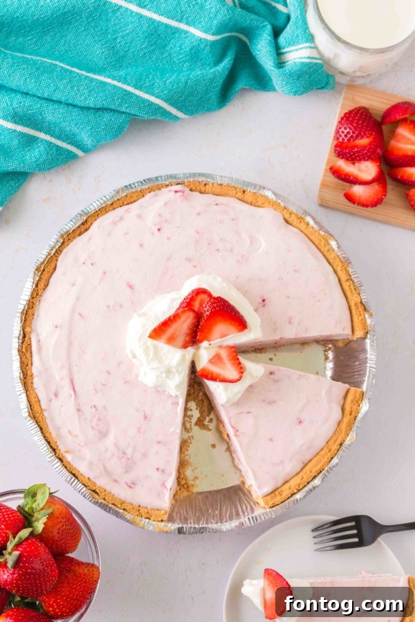 Gluten-Free Strawberry Icebox Pie 6 gluten free frozen strawberry pie with fresh strawberries