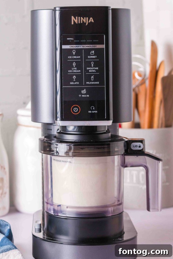 Ninja Creami Vanilla Ice Cream Recipe