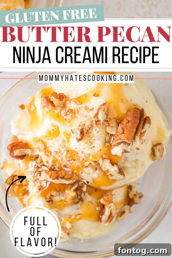 Ninja Creami Butter Pecan Bliss 13 Ninja Creami Butter Pecan Ice Cream Pinterest Pin