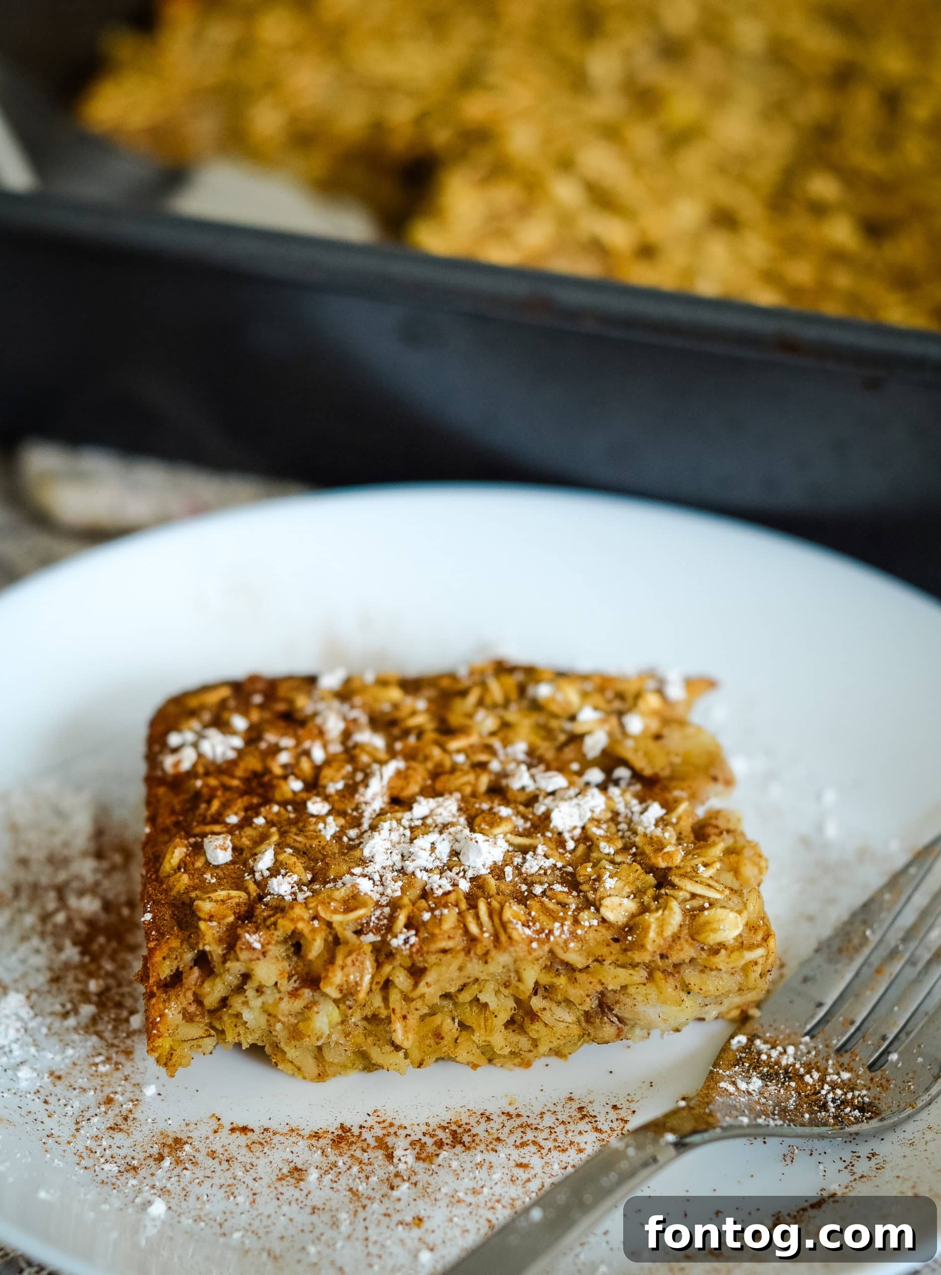 Gluten-Free Baked Banana Oatmeal