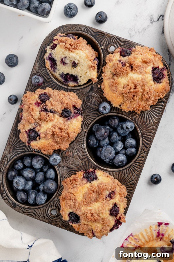 Delicious gluten-free blueberry muffins, perfect for breakfast