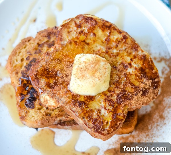 Golden gluten-free French toast with berries