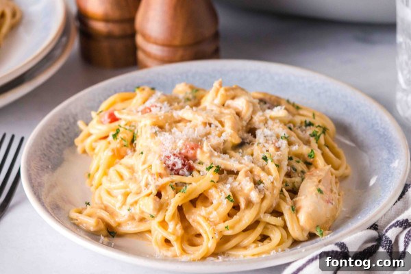 Set It And Forget It Gluten-Free Chicken Spaghetti 10 spicy gluten-free crockpot chicken spaghetti