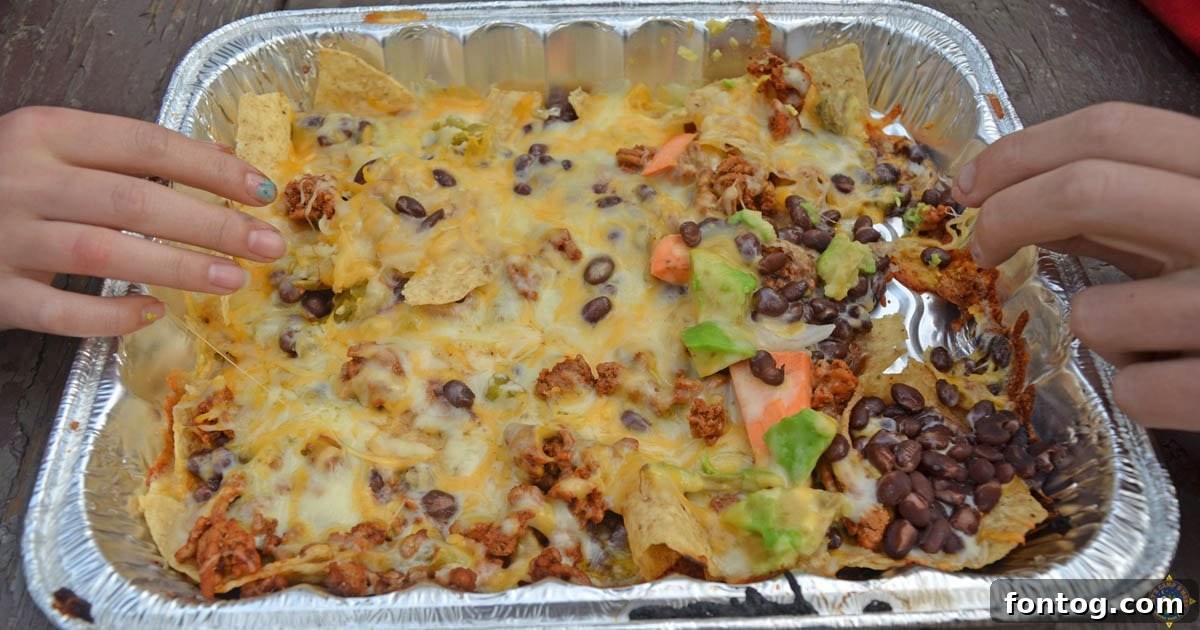 Campfire Grilled Nachos Recipe