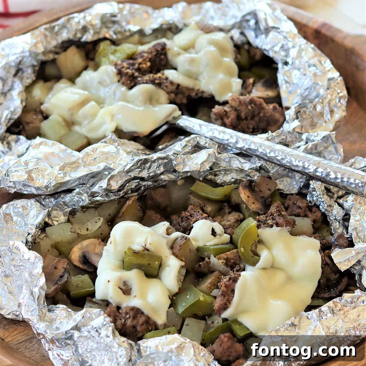 Easy Philly Cheesesteak Foil Packs – 3 Ways
