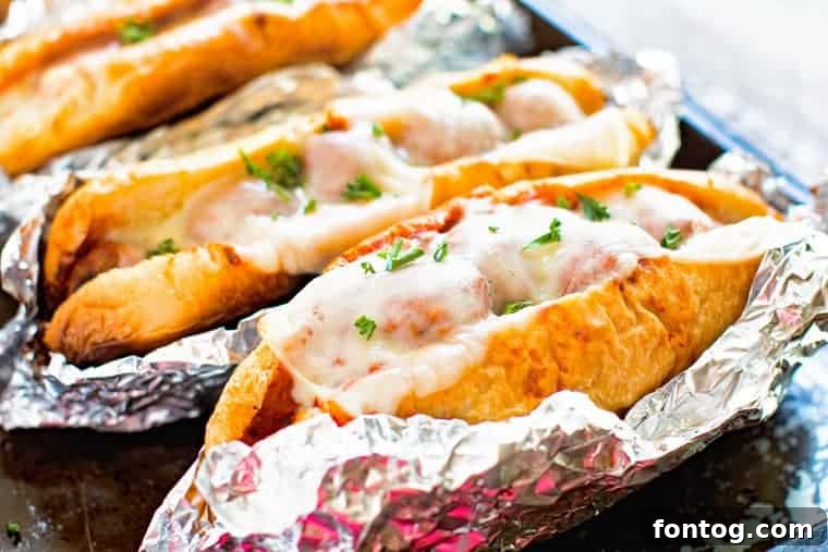 Grilled Meatball Subs are a quick and easy dinner recipe!
