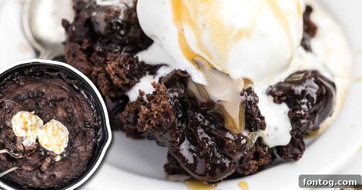 Campfire Chocolate Cake