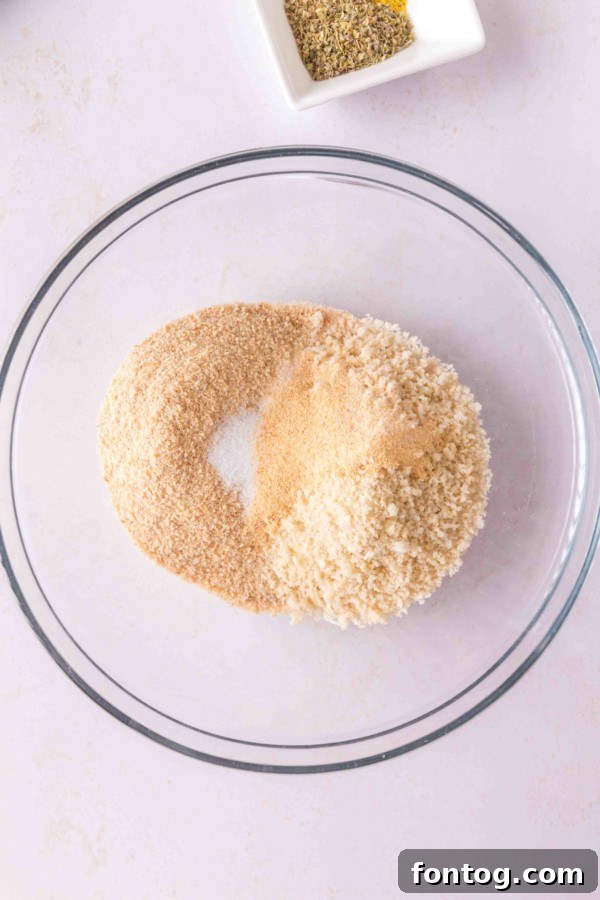 Assortment of gluten-free breadcrumbs