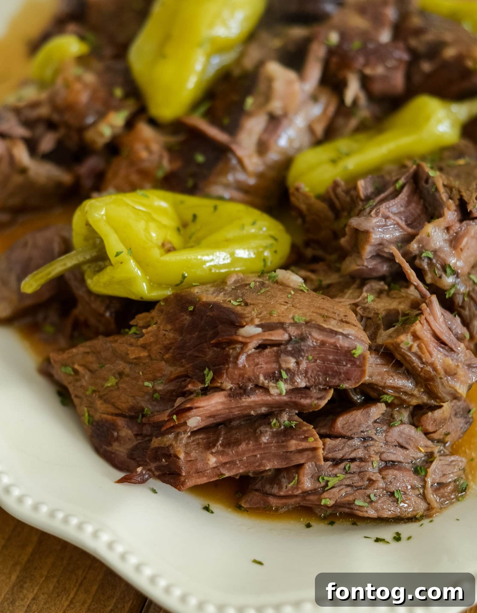 Slow Cooker Mississippi Pot Roast