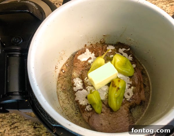 pressure cooker mississippi pot roast