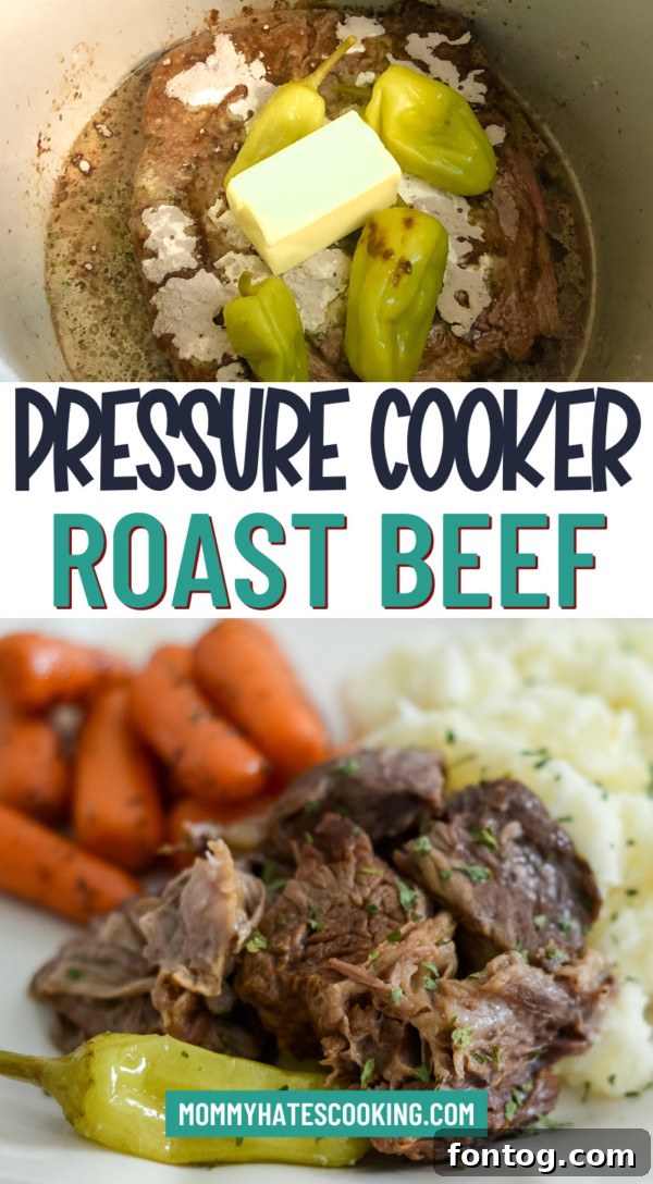 pressure cooker mississippi pot roast