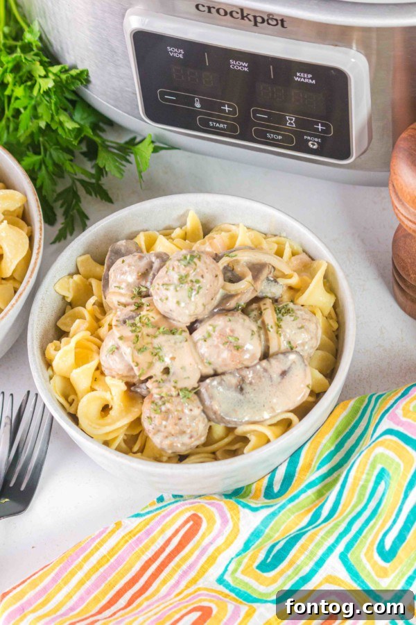 gluten free slow cooker beef stroganoff