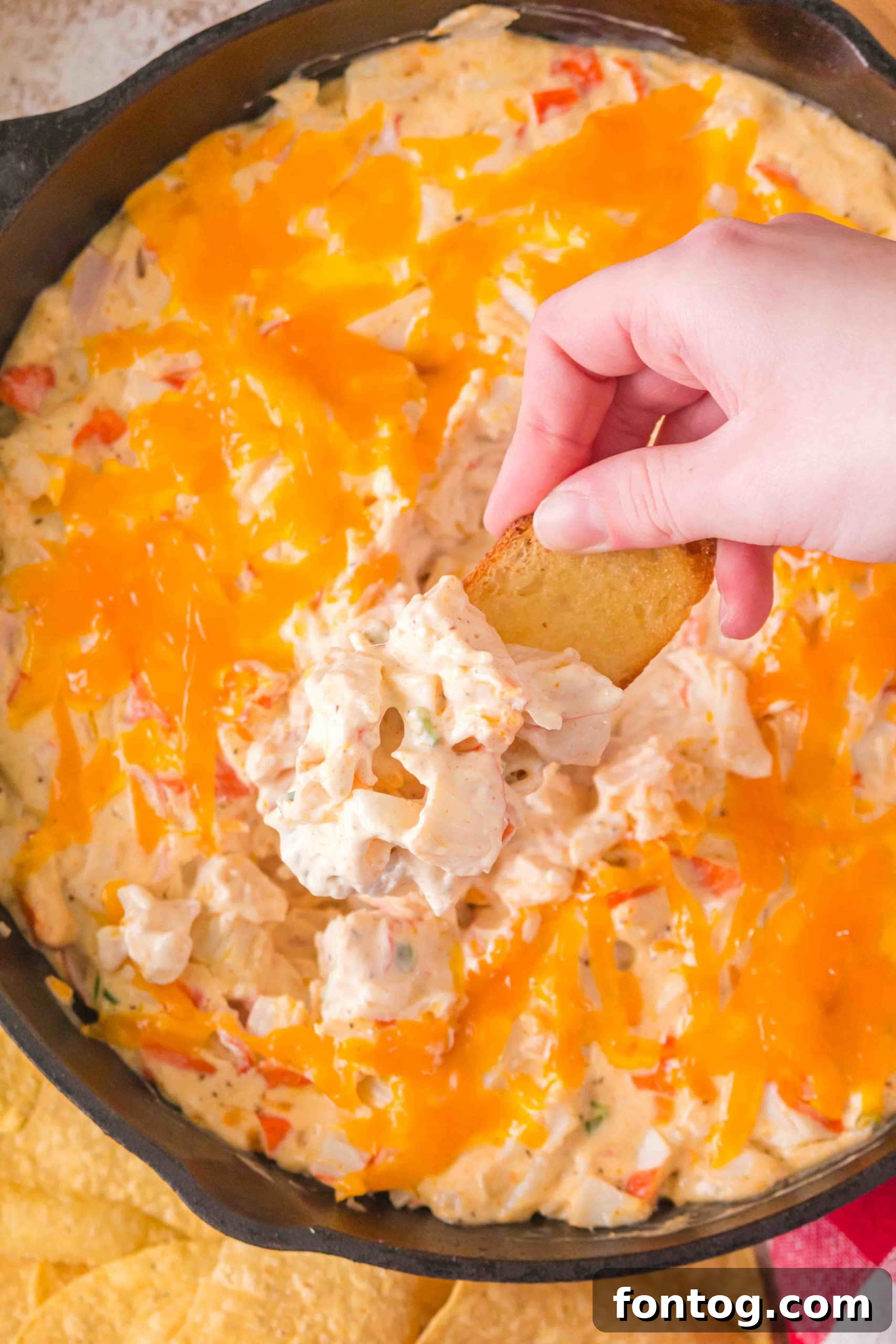 Smoked Crab Dip on Pellet Grill