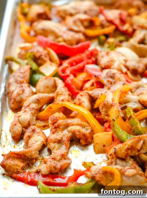 gluten free sheet pan fajitas