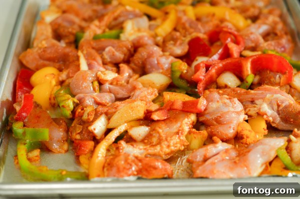 gluten free sheet pan fajitas