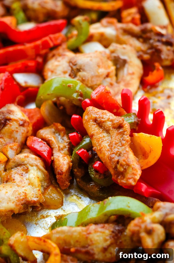 sheet pan chicken fajitas gluten free