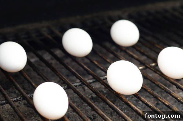 pellet grill smoked eggs