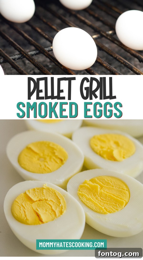 pellet grill smoked eggs