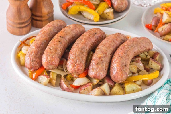 sheet pan baked italian sausage gluten free