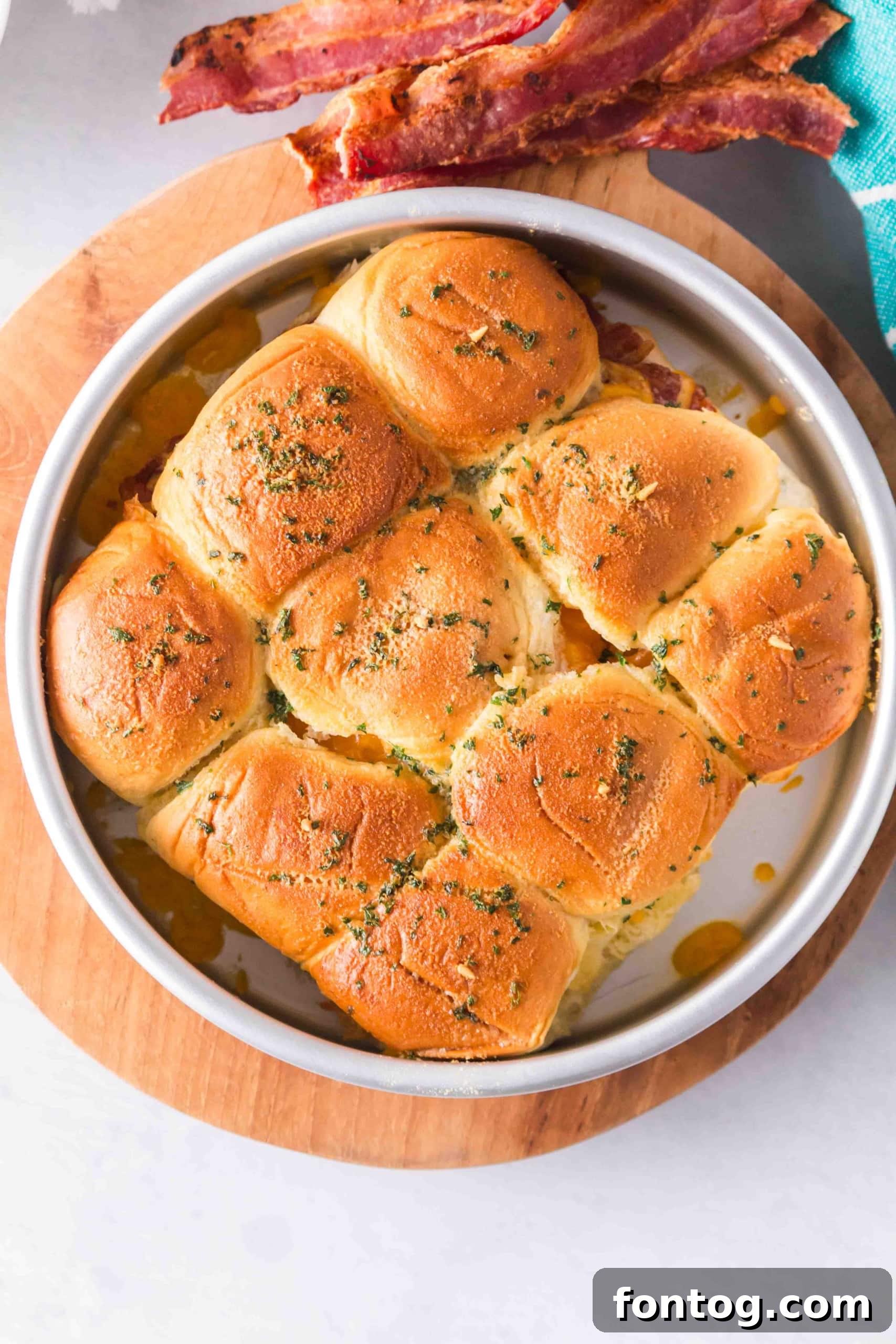 Chicken Bacon Ranch Sliders