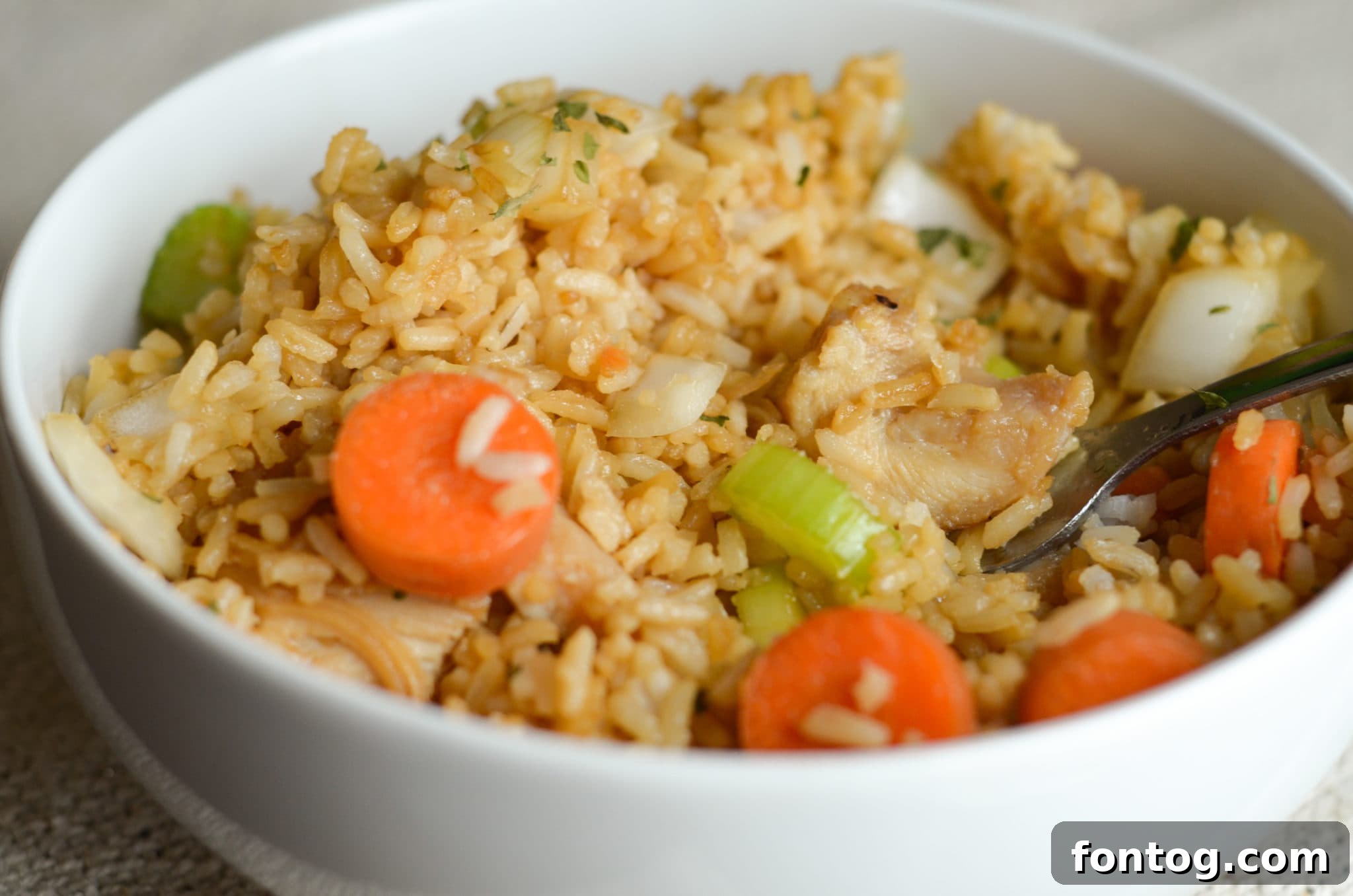 Air Fryer Chicken Fried Rice