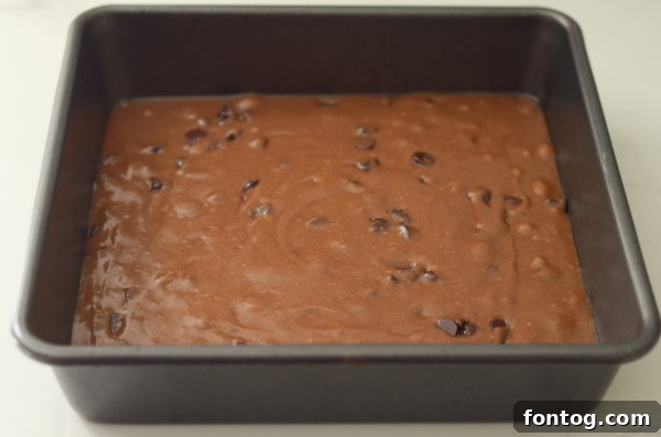 gluten free nutella brownies recipe batter