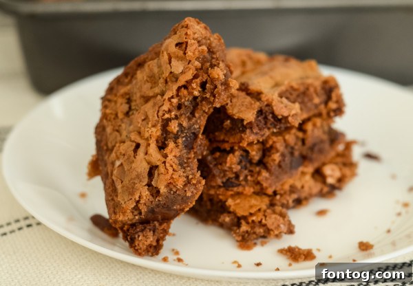 gluten free nutella brownies stack