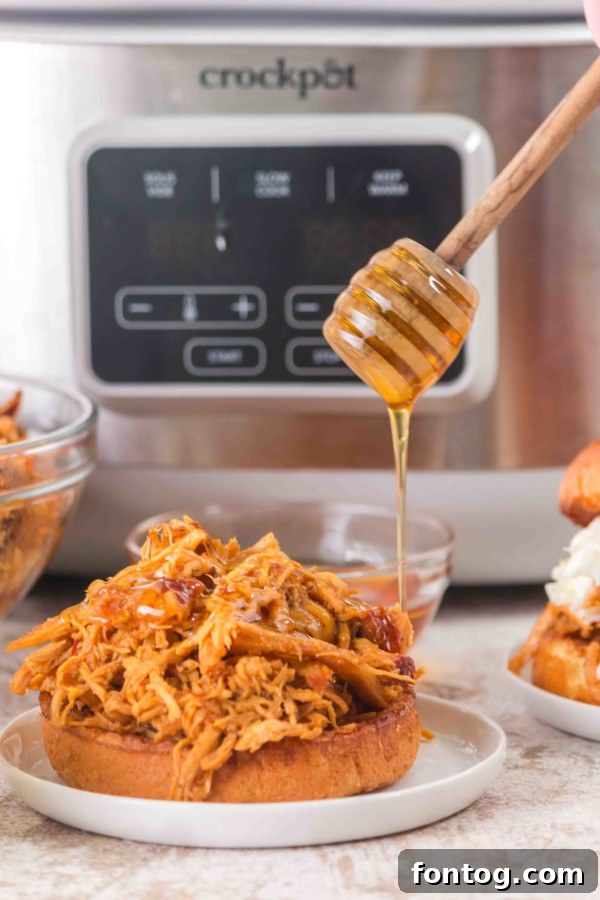 slow cooker hot honey chicken recipe