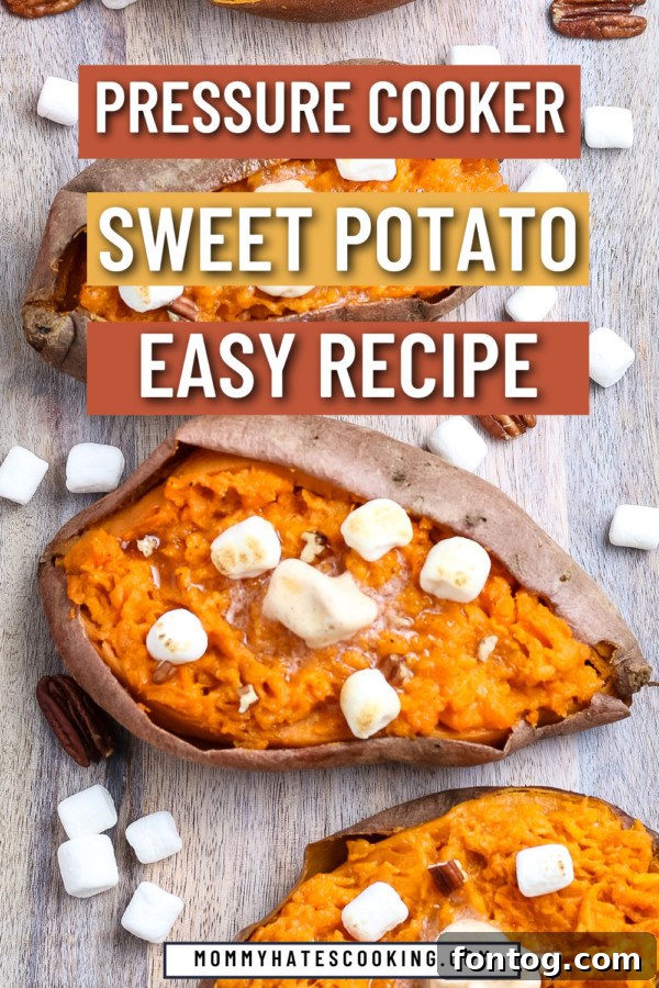 Speedy Pressure Cooker Sweet Potato Perfection 7 a close-up of a bowl of creamy mashed pressure cooker sweet potatoes, garnished with herbs