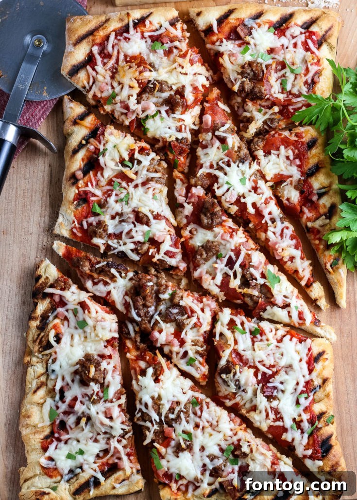 Grilled Pizza