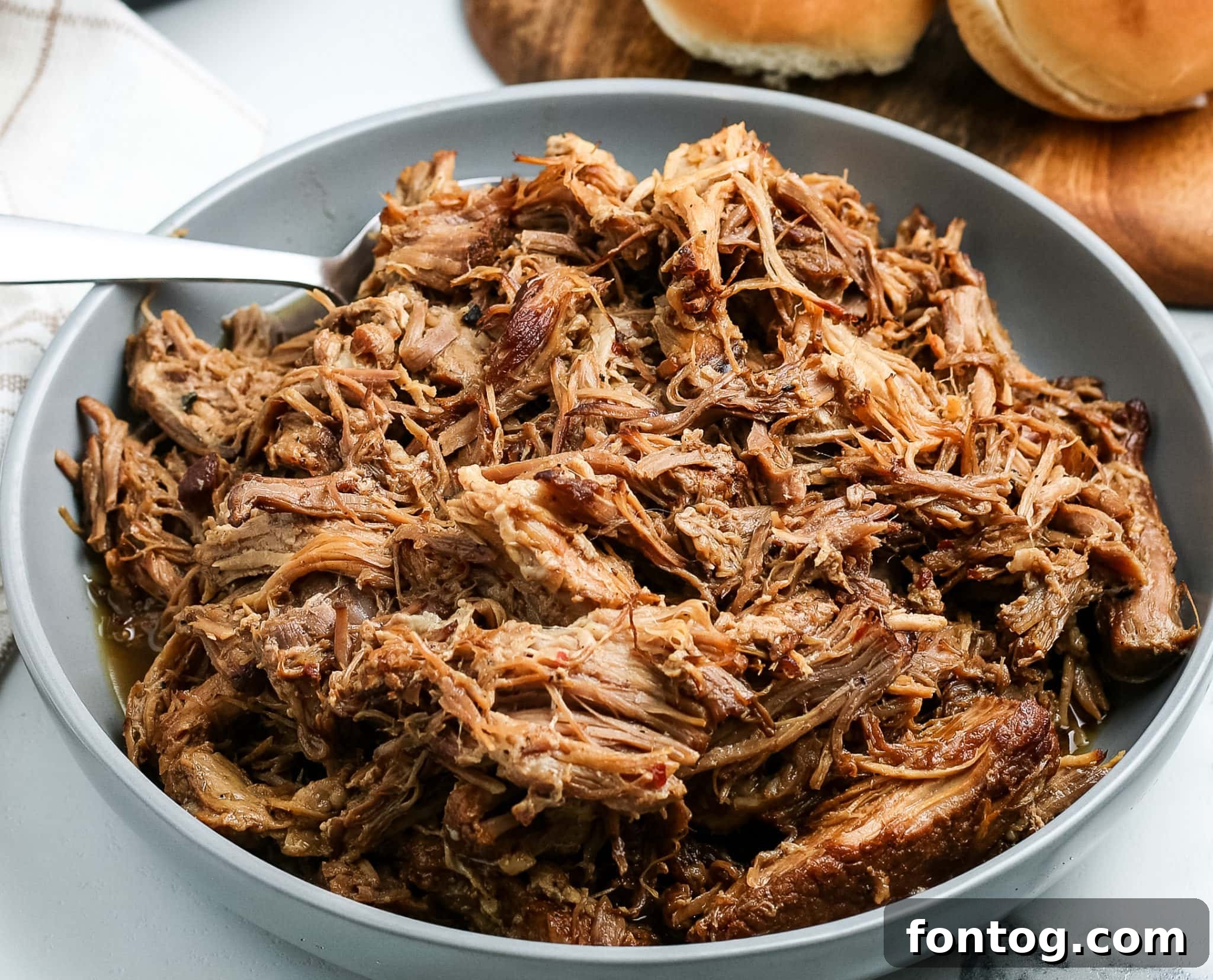 Pulled Pork on a plate with coleslaw