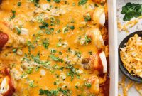 Indulgent Cheesy Chicken Enchiladas in Just 30 Minutes