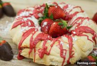 Strawberry Cloud Cake