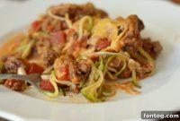 Fiesta Taco Zoodle Bake