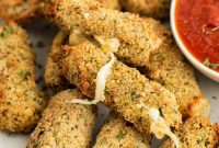 Golden & Gooey: Ninja Foodi Gluten-Free Mozzarella Sticks