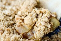 Pellet Smoked Apple Crisp
