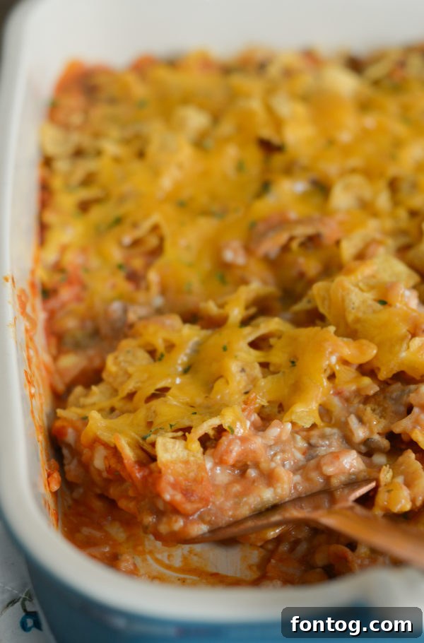 Easy Mexican Casserole - a delicious and quick family dinner idea