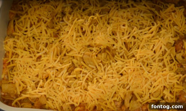 Easy Mexican Casserole ingredients laid out