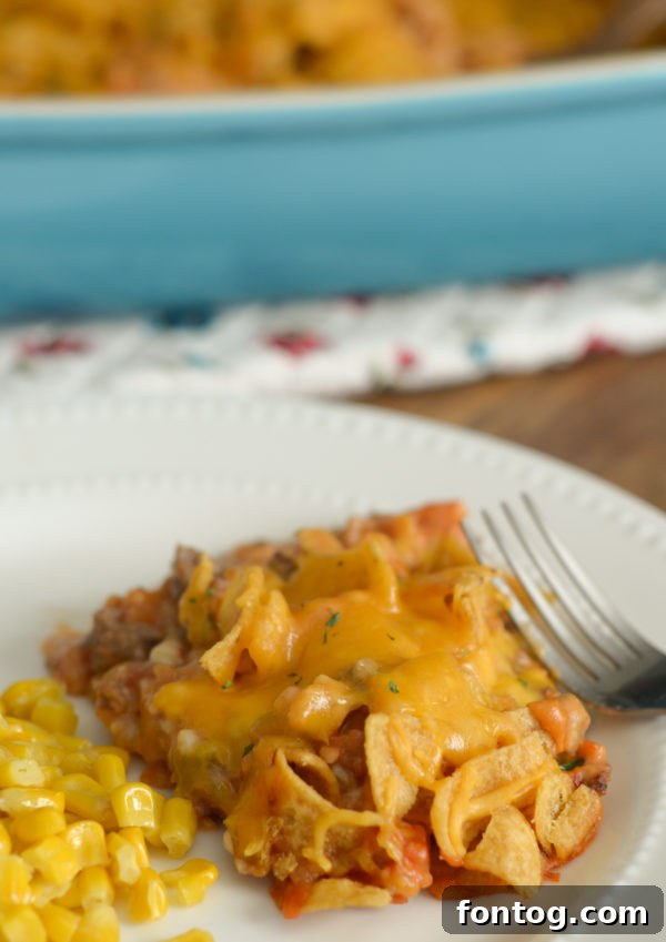 Easy Mexican Casserole, a delightful family meal